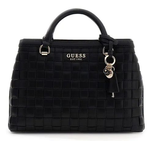 GUESS Handtasche Girlfriend Satchel - Stilvoll und Praktisch - Die GUESS Handtasche Sandy Girlfriend Satchel vereint elegantes Design mit praktischer Fächerausstattung. Ideal für jeden Anlass, bietet sie sicheren Platz für Wertsachen und ergänzt Ihr Outfit perfekt.