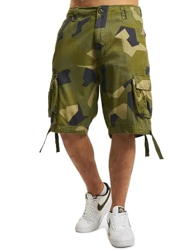 Brandit Herren Urban Legend Shorts Cargos - Swedish Camo M90, 3XL - Herren-Shorts aus weichem, robustem Baumwollstoff mit viel Stauraum. Ideal für Stadt, Urlaub und Outdoor-Aktivitäten.