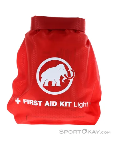 Mammut First Aid Kit Light poppy - Wasserdichtes Erste-Hilfe-Set für Tagestouren, mit 14-teiligem Pflasterset und weiteren Essentials. Ideal für Outdoor-Abenteuer und Notfälle.