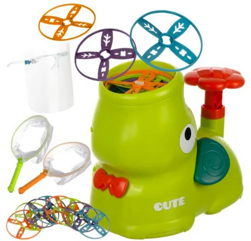 KRUZZEL Wurfscheibe Fangspiel Flugscheibenwerfer - Pädagogisches Spar-Set für Kinder - Aktiver Spielspaß für Kinder mit dem KRUZZEL Flugscheibenwerfer. Fördert die Motorik und sorgt für Bewegung im Freien. Ideal für das Fangspiel und die Entwicklung von Teamgeist.
