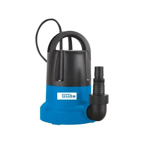 Güde Flachsaugerpumpe GFS 401 S - Wasserpumpen, leistungsstark mit 400 W und 7000 l/h Fördevolumen, ideal für schnelle Entwässerung und vielseitige Anwendungen.