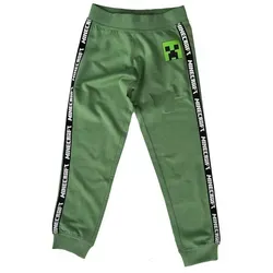 Minecraft Jogginghose für Kinder – MINECRAFT Jungen & Mädchen Hose in Grün - Bequeme Minecraft Kinder Jogginghose für Jungen und Mädchen, ideal für entspannte Tage. Angenehm weich und warm, perfekt als Geschenk zu Feiertagen. Erhältlich in Größen von 116 bis 152 cm.