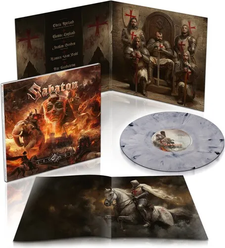 Sabaton - Legends (Templars Edition) Vinyl LP - Erleben Sie das Rock-Album "Legends (Templars Edition)" von Sabaton auf hochwertigem Colored Vinyl. Perfekt für Sammler und Musikliebhaber, mit edlem Gatefold-Jacket und 180g Qualität.