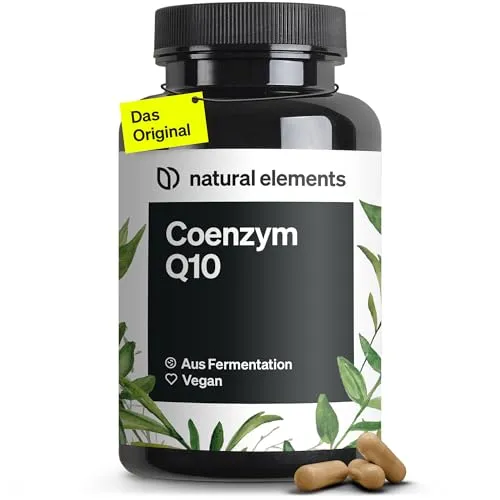 Hochdosiertes Coenzym Q10 – 200mg pro Kapsel - Antioxidant Coenzym Q10, 120 vegane Kapseln für 4 Monate, hoch bioverfügbar und laborgeprüft, aus natürlichen Rohstoffen ohne Gentechnik.