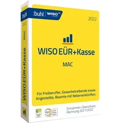 BUHL WISO EÜR & Kasse 2022 - Finanzsoftware für Mac - Büroanwendung zur effizienten Finanzverwaltung, ideal für Selbstständige: Behalten Sie Einnahmen und Ausgaben im Griff und treffen Sie fundierte Entscheidungen.