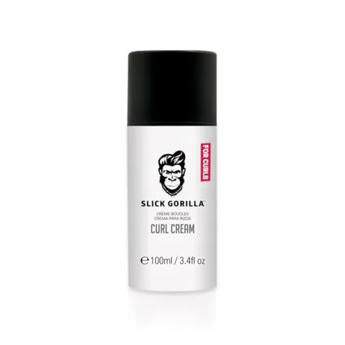 Slick Gorilla Haarpflege-Set Lockencreme 100 ml - Hochwertige Lockencreme für definierte Locken und glänzendes Haar. Ideal für das Styling von Locken und Wellen, sorgt für langanhaltende Form und Geschmeidigkeit.
