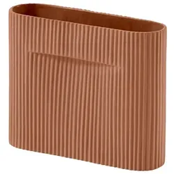Muuto Ridge Vase, höhe 16,5 cm, terracotta
