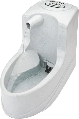 PetSafe Drinkwell Trinkbrunnen Mini - 1,2 Liter Wasserkapazität, zweifaches Filtersystem für frisches und gesundes Wasser, ideal für kleine Hunde und Katzen