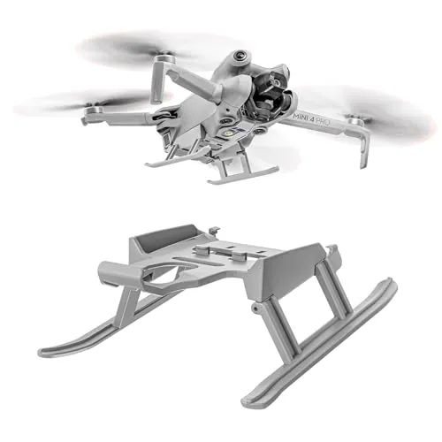 Tosiicop Mini 4 Pro Landefüße Erweiterte Fahrwerk Landegestell Schnellverschluss-Verlängerungsbein Landing Gear für DJI Mini 4 Pro Drohnen Zubehör