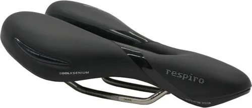 Selle Royal RESPIRO Athletic, Schwarz - Fahrradsattel mit Air Ventilation Channel für optimalen Luftstrom und Kühlung. Der UV-geschützte Cool Xsenium-Bezug sorgt für ein angenehmes Fahrgefühl, auch bei Sonnenschein.