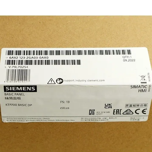 Siemens 6AV2 123-2GA03-0AX0 Simatic Panel - Bediengeräte & Interfaces, hochwertiges Panel für die S7/300 Plattform, ideal für effiziente Steuerungsanwendungen