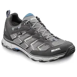 Meindl Herren Freizeitschuhe Activo GTX 52980 - Atmungsaktive Wanderschuhe in Anthrazit/Ozean - Wanderschuhe aus atmungsaktivem AIR-ACTIVE GORE-TEX Leder, ideal für Outdoor-Aktivitäten und Komfort bei jedem Wetter.