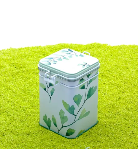 EIGENart Teedose Dose Case mit Bügelverschluss Gingko  150g