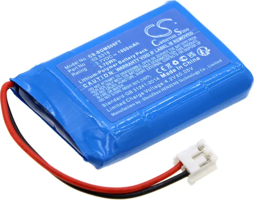 TECHTEK Akku Kompatibel mit [SCANGRIP] 03.5060, Miniform COB LED Ersetzt 03.5318