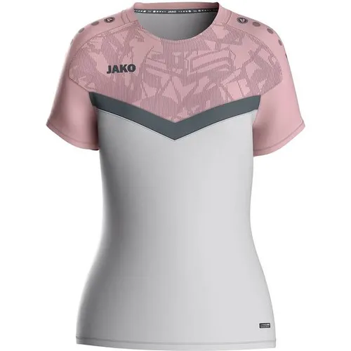 JAKO Damen Shirt T-Shirt Iconic - Nachhaltiges T-Shirt aus 100% recyceltem Polyester mit Keep Dry Funktion für optimalen Tragekomfort beim Sport.