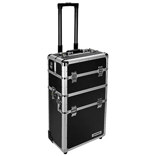 anndora 2 Rad Werkzeug Trolley 60 Liter - Pilotenkoffer mit abnehmbarem Handkoffer, robuster Bauweise und 60 Litern Volumen. Ideal für Handwerker, die viel Werkzeug transportieren müssen.