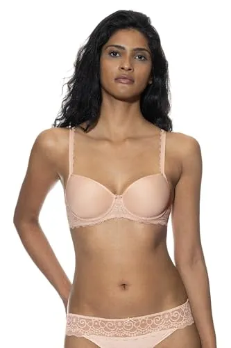 Mey Dessous Serie Amorous Damen Spacer-BHS Bailey 85D - Funktionsunterwäsche: Atmungsaktiver und super leichter Bügel-BH mit grafischer Spitze und verstellbaren Zierträgern für optimalen Tragekomfort.
