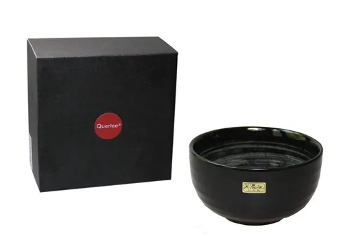 Original japanische Matcha Schale "AQUA" 400 ml Keramik Matcha Bowl Geschenkbox