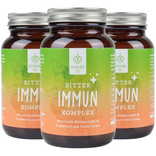 BitterLiebe - Immun Komplex - mit natürlichem Vitamin C - Unterstützung für Dein Immunsystem
