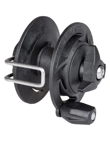 SALVIMAR Mini Reel 50 Rolle für Arbalete Herren, schwarz, Kapazität 50 m x 1,5 mm
