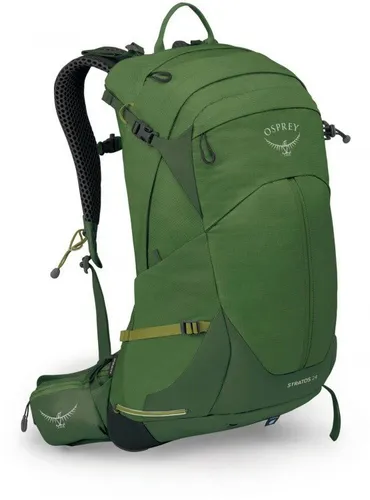 Stratos 24 Rucksack - Grün - Transport Rucksack mit 24 Litern Volumen, aus 100% recyceltem Material, ideal für Outdoor-Aktivitäten und umweltbewusste Abenteuer.