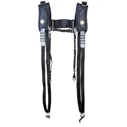 Sun Sniper Kameragurt Rotaball-Double-Plus-Harness - Kamerazubehör für Fotografen, bietet sicheren Halt und Komfort für Kameras bis zu 5 kg pro Seite, ideal für Reportagen, Sport- und Hochzeitsfotografie.