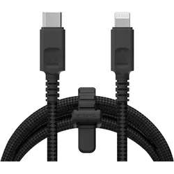Next Gen Kabel USB-C to Lightning (3m) Black - USB-Kabel & Adapter, flexibel und robust mit MFi-Zertifizierung für sichere Verbindung zu Apple-Produkten, ideal für unterwegs und hält über 30.000 Biegungen stand.