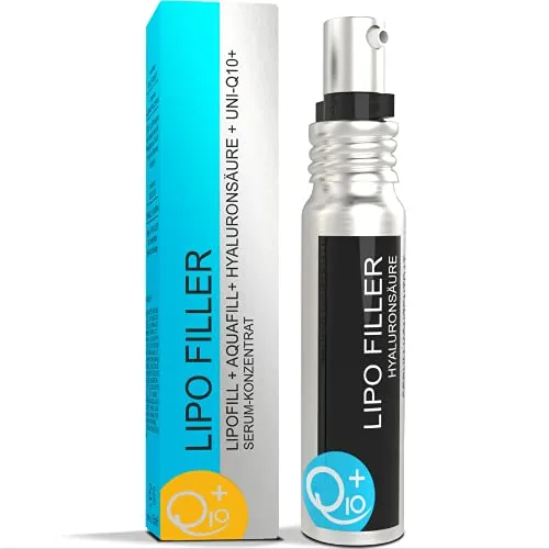 UNIQ10UE - Hyaluron Serum hochdosiert mit Q10 - anti aging - anti Falten Gesichtspflege - Hyaluronsäure Faltenfiller - Porenverfeinerer - nachhaltige Kosmetik aus Deutschland - vegan - 35ml