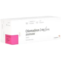 CHLORMADINON 2 mg fem Jenapharm Tabletten 100 St