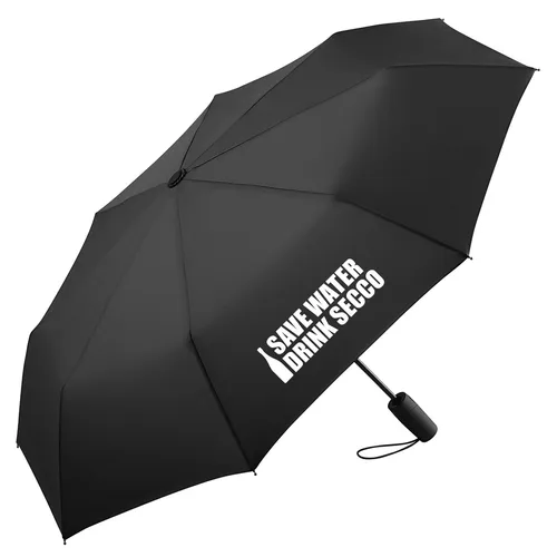 Regenschirm Save Water Drink Secco Sektflasche Geschenkidee Save Water Drink Sec