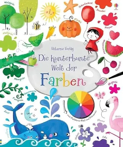 Die kunterbunte Welt der Farben: Farbkreis Rad und Folienseite - Hörbücher über Farben und Kreativität, ideal für Kinder und kreative Köpfe, die die Magie der Farben entdecken möchten.