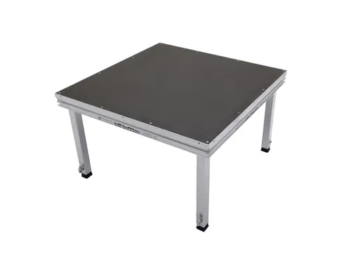 GUIL TM-440/1x1 Bühnenelement - Sonstige Outdoor-Bühnenpodest mit robustem Alurahmen, 1 x 1 m, wasserfest und feuerbeständig, ideal für Veranstaltungen im Freien.