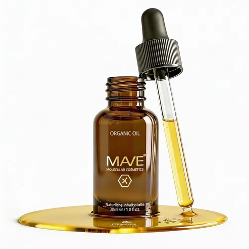 MAVE Organic Oil 30ml – Natürliches Öl für Haut, Nägel, Gesicht & Haarpflege - Tagespflege mit 100% natürlichen Inhaltsstoffen, ideal zur Linderung von Neurodermitis und Psoriasis. Enthält Monarda-Öl-Serum und Vitamin E für gesunde Haut.
