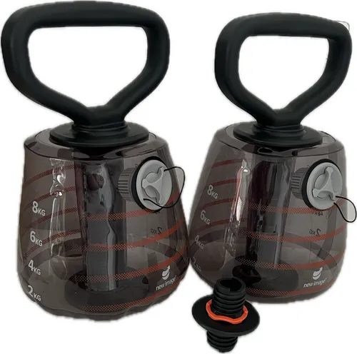 Kettlebell Kugelhantel Schwunghantel Kugelgewicht 2-in-1 Hybrid Fitt Bell 2 x