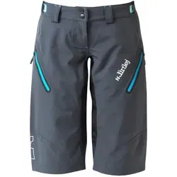 DIRTLEJ Bike Shorts Trailscout Waterproof Ladies steel blue / turq XS