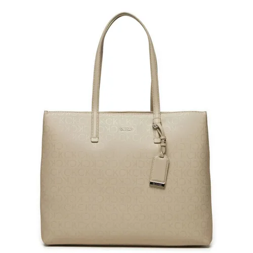 Calvin Klein Shopper CK Must Shopper Medium Epi Mono stoney beige
