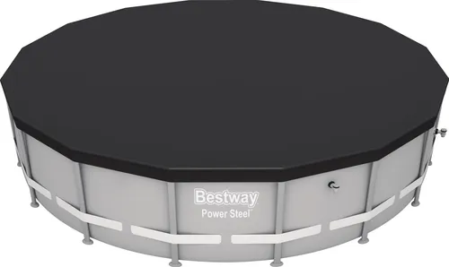 Bestway 58249 Abdeckung für 488 cm Frame-Pool - Hochwertige Poolabdeckung für optimalen Schutz vor Schmutz und Verunreinigungen. Ideal für alle 488 cm Bestway Frame-Pools. Schützt die Wasserqualität und verlängert die Lebensdauer des Pools.
