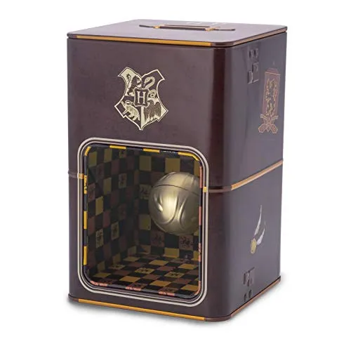 ABYstyle Harry Potter Golden Snatch Spardose - Spardose im Harry Potter Design, sicherer als Gringotts! Sehen Sie Ihre Münzen verschwinden, während der Goldene Schnatz majestätisch schwebt.