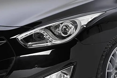 CSR-Automotive Scheinwerferblenden Kompatibel mit/Ersatz für Hyundai I40 (vor Facelift) SB217