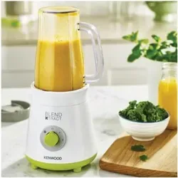 Kenwood STANDMIXER SMOOTHI 300W - Perfekte Smoothies für Sport und Büro - Standmixer mit 2 Mixbehältern (je 500 ml), 300 Watt Leistung und abnehmbaren Edelstahlmessern für müheloses Zerkleinern von Obst und Eis. Ideal für gesunde Smoothies unterwegs!