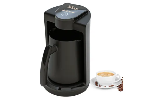 Zilan Single Coffee Maker Mokkakocher - Kleine Kaffeemaschine für 1-4 Tassen - Kaffeebereiter mit perfekter Temperaturregelung und einfachem Touch-Control. Ideal für kleine Haushalte, sicher dank Trockenkoch- und Überhitzungsschutz.