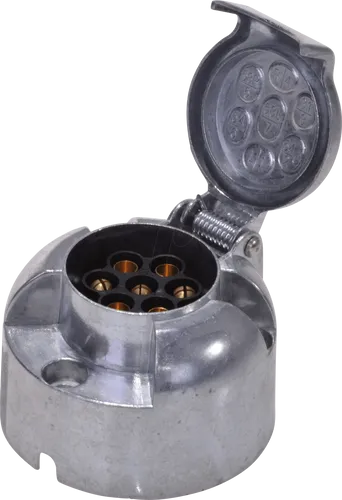 ANHGR 36668 - KFZ - Steckdose, 7-polig, Metall