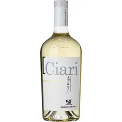 Borgo Molino Pinot Grigio I Ciari 2024 - 18er Set, Versandkostenfrei - Genießen Sie das 18er Set Borgo Molino Pinot Grigio I Ciari mit fruchtigem Bouquet und feiner Struktur. Ideal für gesellige Anlässe, überzeugt dieser Wein durch seine ausgewogene Säure und lange Aromatik.