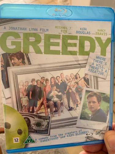 GREEDY  / BLU RAY /Michael J. Fox Kirk Douglas Nancy Travis  Neu &OVP