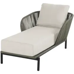 Hartman Arezzo Loungeliege - Elegante Aluminium/Rope Liege für Garten - Gartenstühle: Genießen Sie höchsten Komfort mit der verstellbaren Hartman Arezzo Loungeliege aus robustem Aluminium und pflegeleichtem Rope-Geflecht.