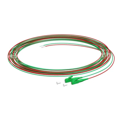 Kaiser Pigtail LC/APC, SX, G.657 - 2m LWL-Pigtail - Trenn- & Lastschalter, 2m langer Singlemode Pigtail mit LC/APC Steckverbindern, ideal für hochwertige Glasfaserverbindungen.