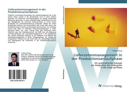 Lieferantenmanagement in der Produktionsanlaufphase: Ein systematisches Konzept - Recht - Optimieren Sie die Integration Ihrer Lieferanten in die ramp-up-Phase für eine reibungslose Produktionsanlauf.