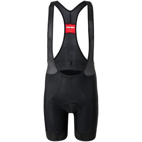 CASTELLI Entrata 2 Bibshorts für Herren Schwarz XXL - Kurze Hosen mit Kuss AIR2 Polsterung und 8-Panel-Konstruktion für optimale Passform und höchsten Komfort beim Radfahren.