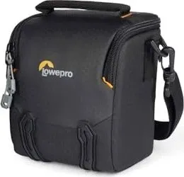 Lowepro Adventura SH 120 III, Schwarz - Kameratasche für DSLR oder spiegellose Kameras, mit zusätzlichem Stauraum und wetterfestem Material für optimalen Schutz.