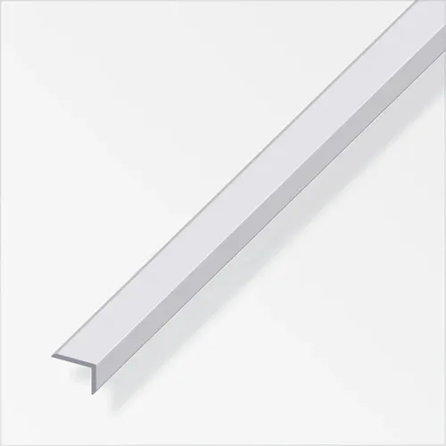 alfer Kantenschutzprofil 10 x 14 x 1000 mm silber Aluminium Profil Kantenschutz